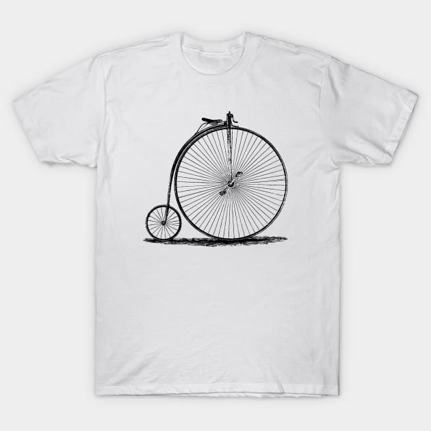 penny-farthing bicycle T-Shirt by mike11209